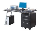 SixBros PC Schreibtisch GLAS-1